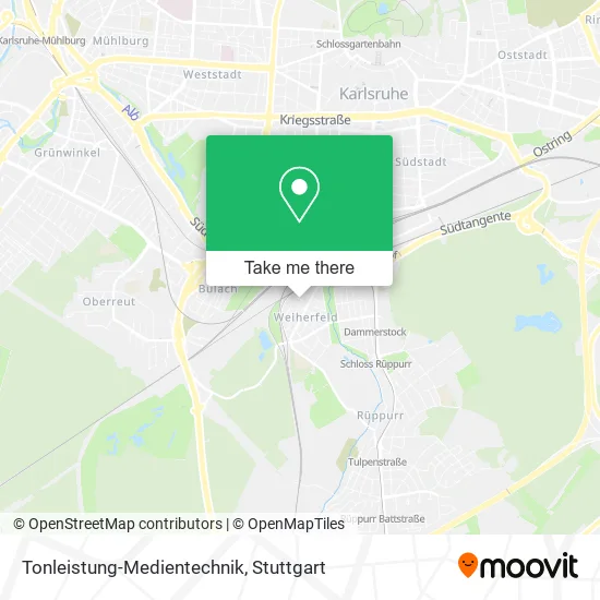 Карта Tonleistung-Medientechnik