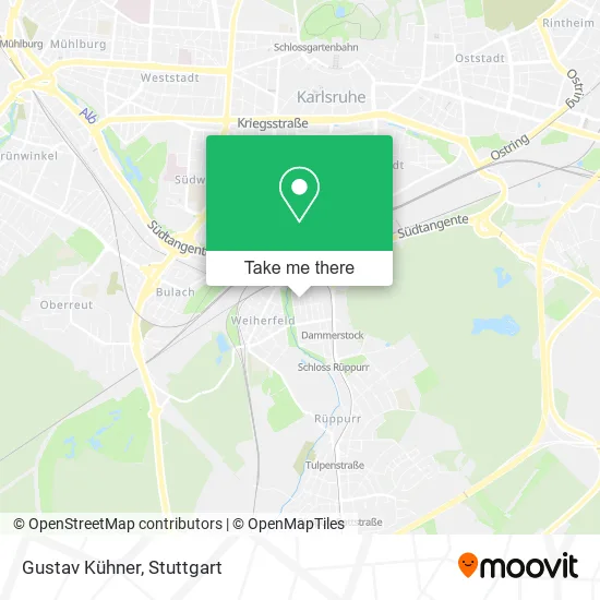 Карта Gustav Kühner