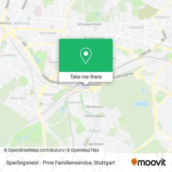 Карта Sperlingsnest - Pme Familienservice