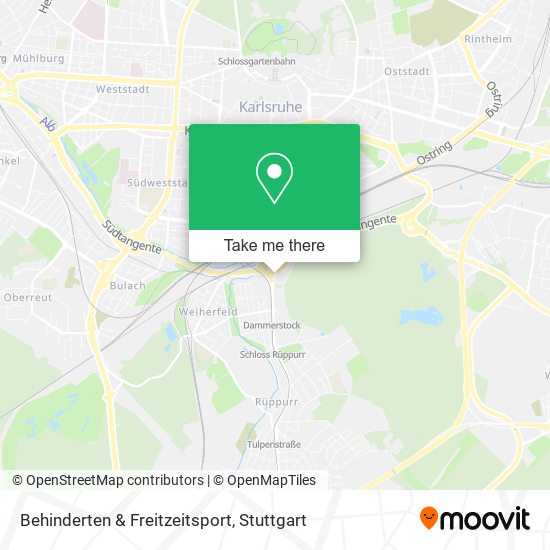 Behinderten & Freitzeitsport map