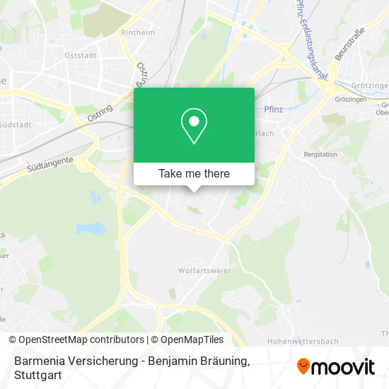 Карта Barmenia Versicherung - Benjamin Bräuning