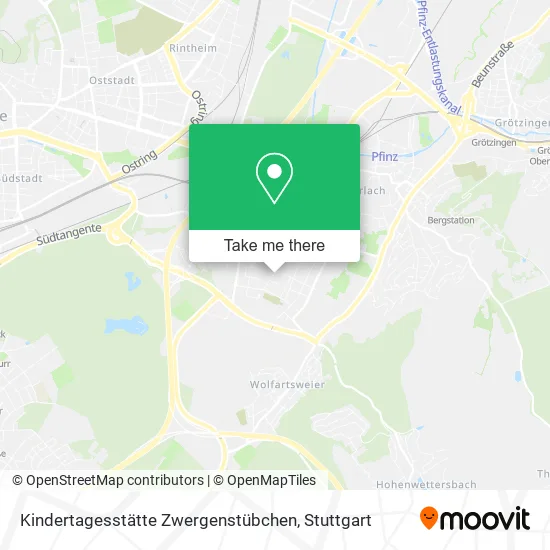 Карта Kindertagesstätte Zwergenstübchen
