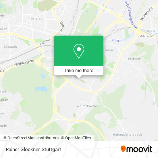 Карта Rainer Glockner