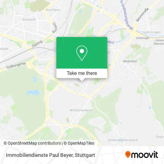 Карта Immobiliendienste Paul Beyer