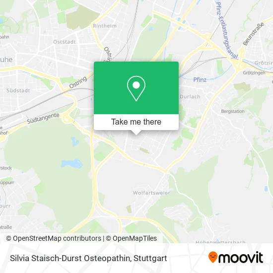 Карта Silvia Staisch-Durst Osteopathin