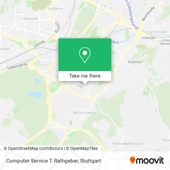 Карта Computer Service T. Rathgeber
