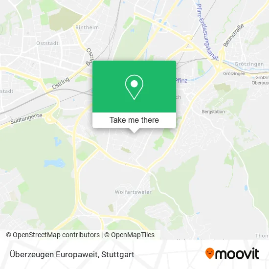 Карта Überzeugen Europaweit