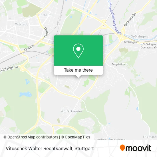 Карта Vituschek Walter Rechtsanwalt