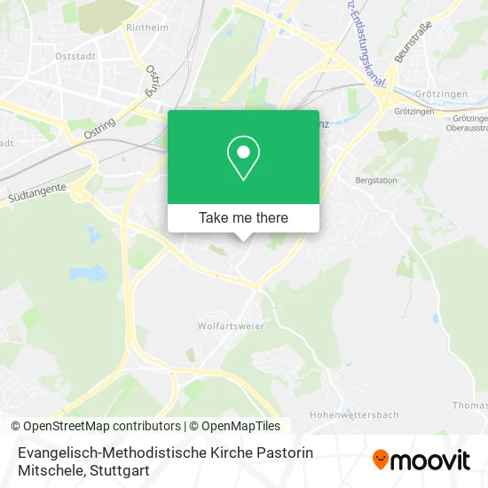 Карта Evangelisch-Methodistische Kirche Pastorin Mitschele