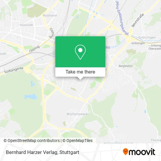 Карта Bernhard Harzer Verlag