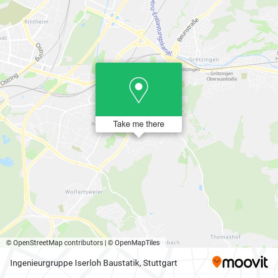 Карта Ingenieurgruppe Iserloh Baustatik