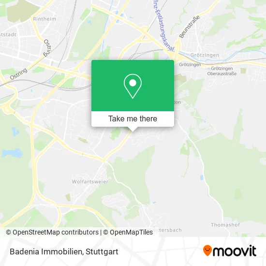 Карта Badenia Immobilien