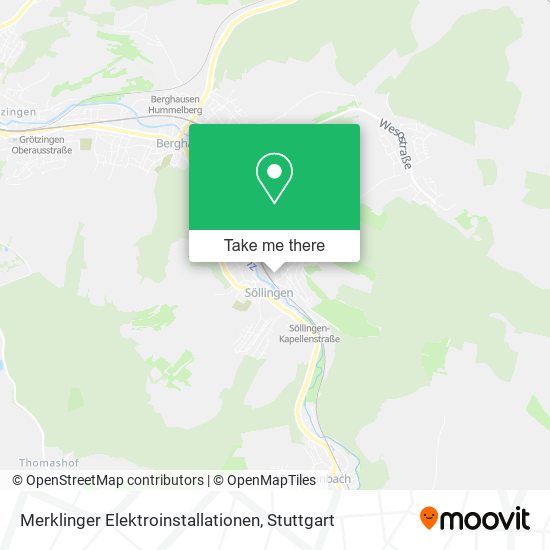 Карта Merklinger Elektroinstallationen