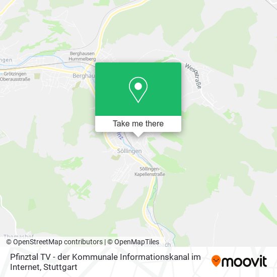 Pfinztal TV - der Kommunale Informationskanal im Internet map