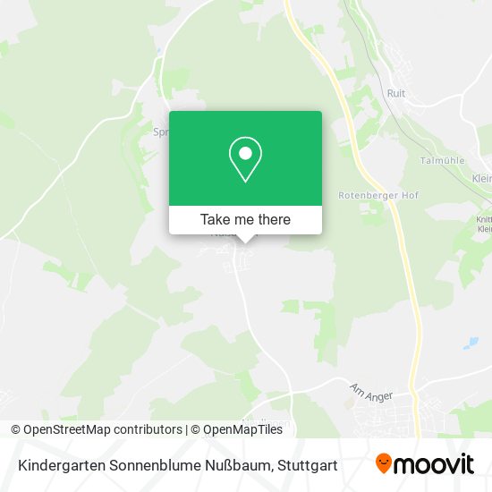 Kindergarten Sonnenblume Nußbaum map
