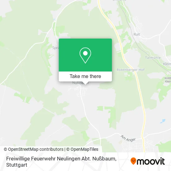 Карта Freiwillige Feuerwehr Neulingen Abt. Nußbaum