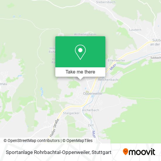 Карта Sportanlage Rohrbachtal-Oppenweiler