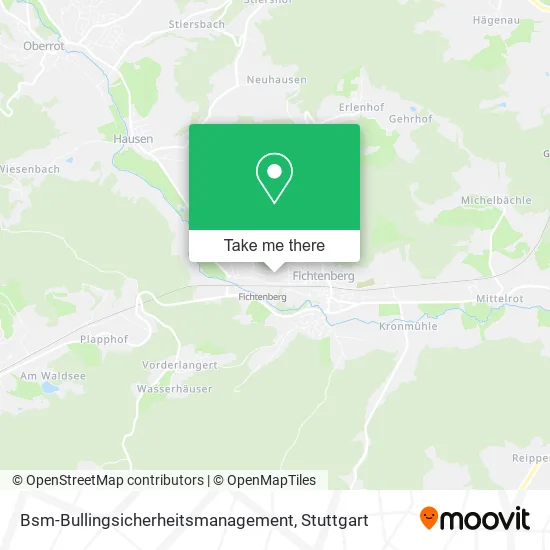 Карта Bsm-Bullingsicherheitsmanagement