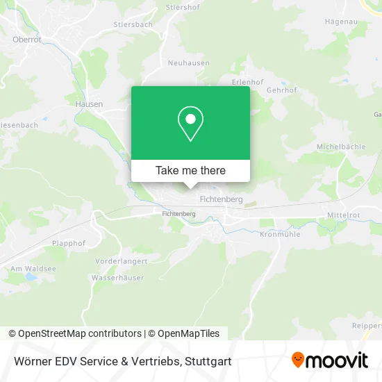 Карта Wörner EDV Service & Vertriebs
