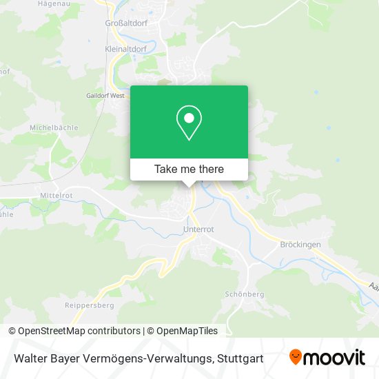 Walter Bayer Vermögens-Verwaltungs map