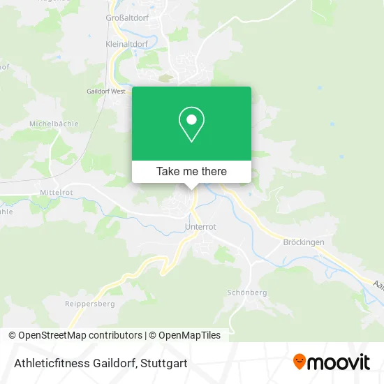 Athleticfitness Gaildorf map