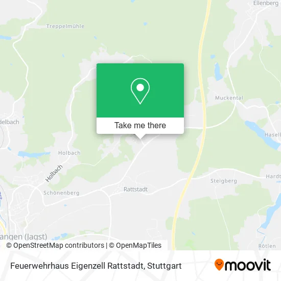Карта Feuerwehrhaus Eigenzell Rattstadt