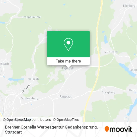 Карта Brenner Cornelia Werbeagentur Gedankensprung