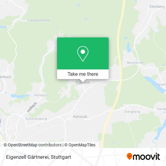Eigenzell Gärtnerei map
