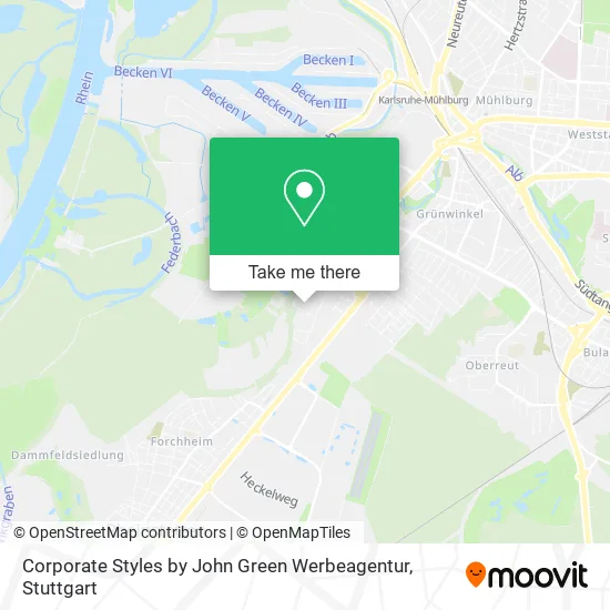 Карта Corporate Styles by John Green Werbeagentur
