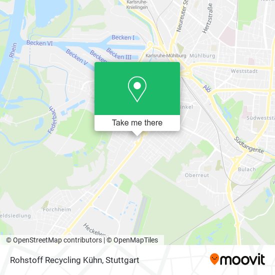 Rohstoff Recycling Kühn map