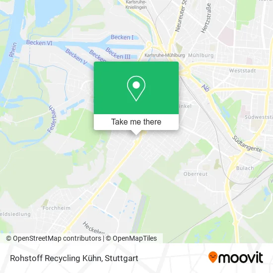 Карта Rohstoff Recycling Kühn