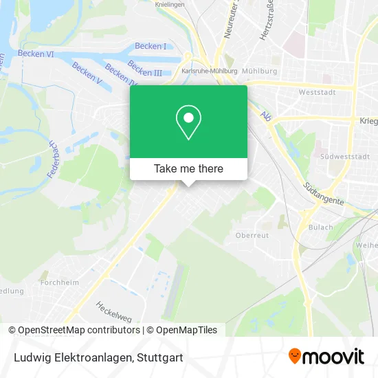 Карта Ludwig Elektroanlagen