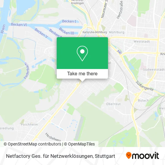 Карта Netfactory Ges. für Netzwerklösungen