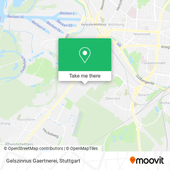 Карта Gelszinnus Gaertnerei