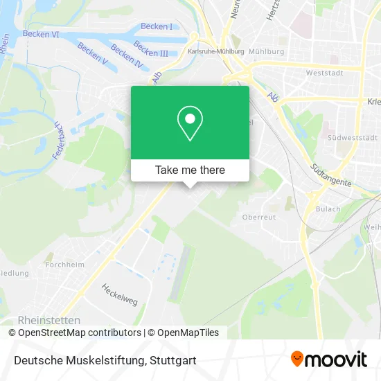 Карта Deutsche Muskelstiftung