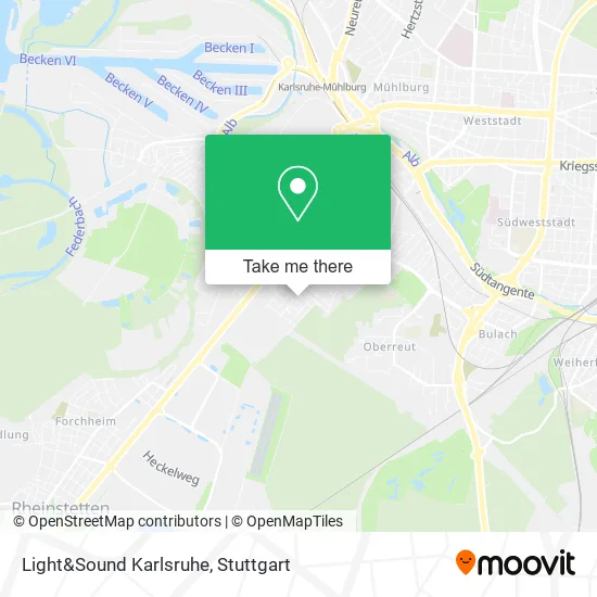 Карта Light&Sound Karlsruhe