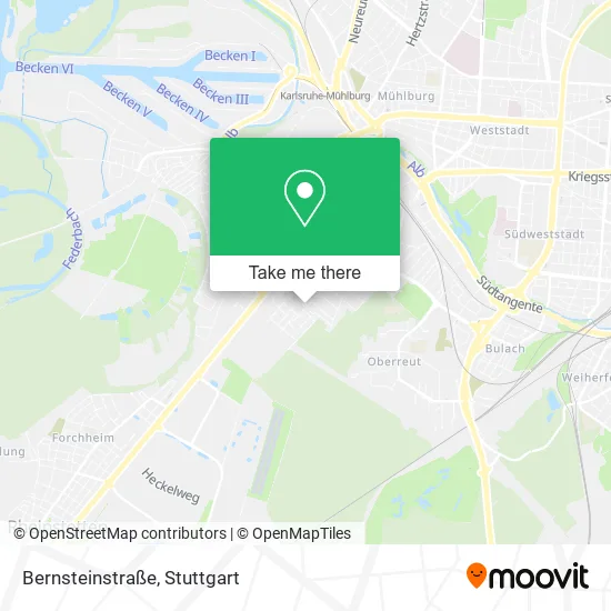 Карта Bernsteinstraße