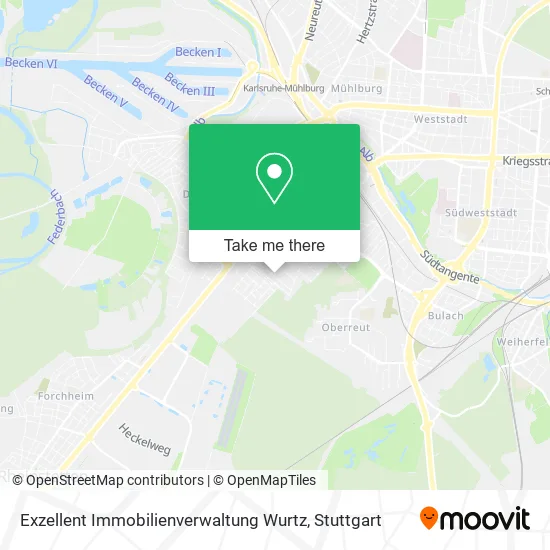 Карта Exzellent Immobilienverwaltung Wurtz