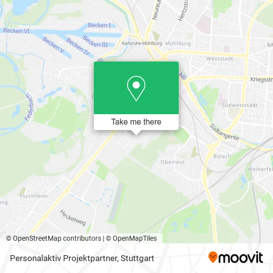 Карта Personalaktiv Projektpartner