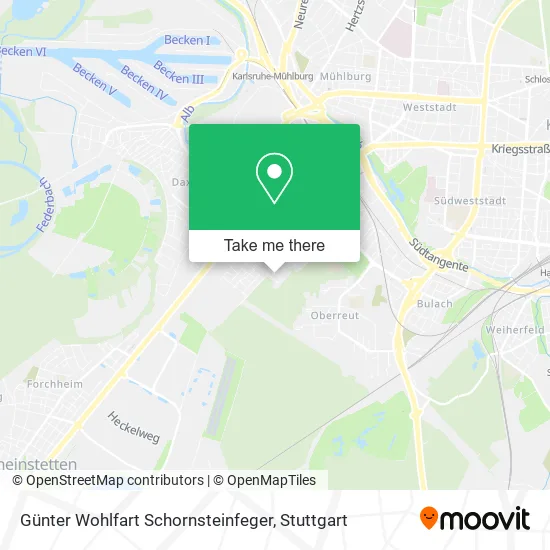 Карта Günter Wohlfart Schornsteinfeger