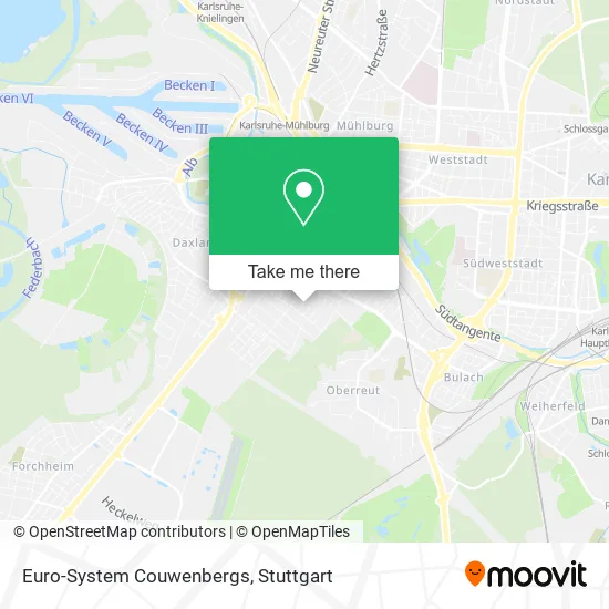 Карта Euro-System Couwenbergs