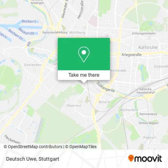 Карта Deutsch Uwe