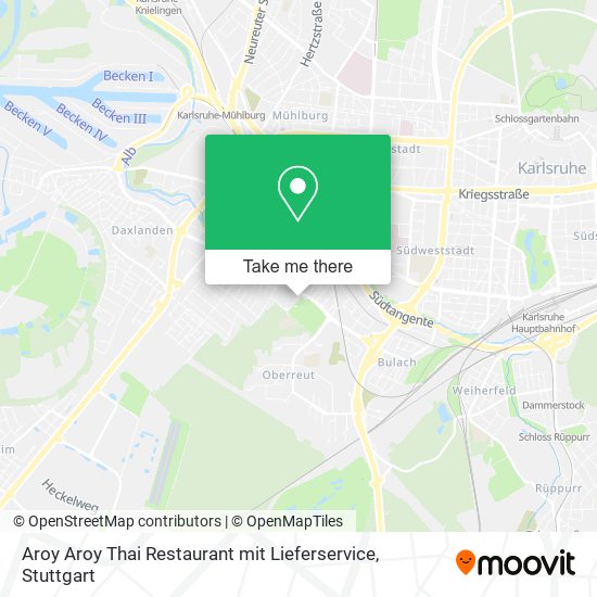 Aroy Aroy Thai Restaurant mit Lieferservice map