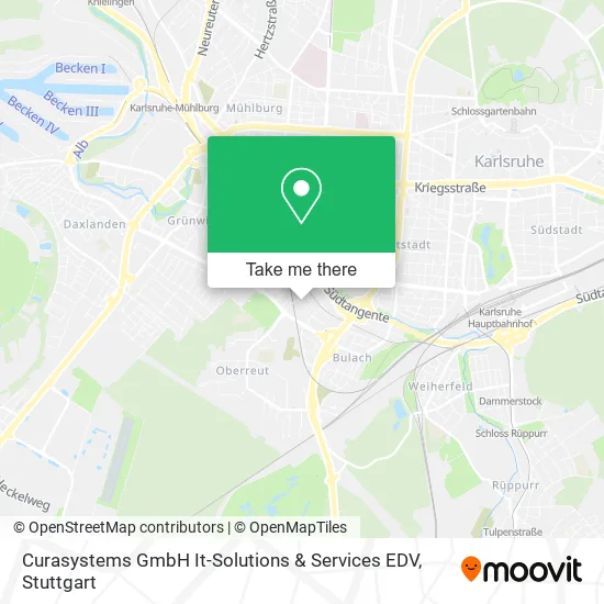 Карта Curasystems GmbH It-Solutions & Services EDV