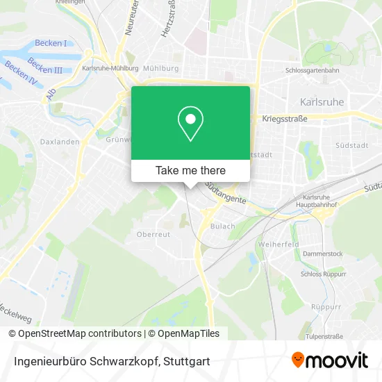 Карта Ingenieurbüro Schwarzkopf