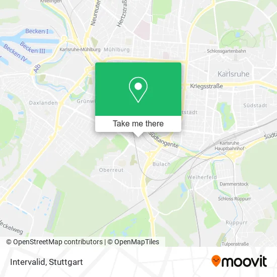Карта Intervalid