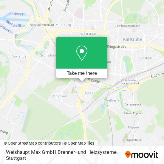 Карта Weishaupt Max GmbH Brenner- und Heizsysteme