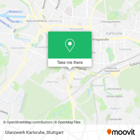Карта Glanzwerk Karlsruhe