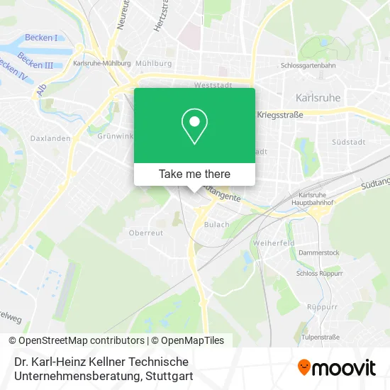 Карта Dr. Karl-Heinz Kellner Technische Unternehmensberatung