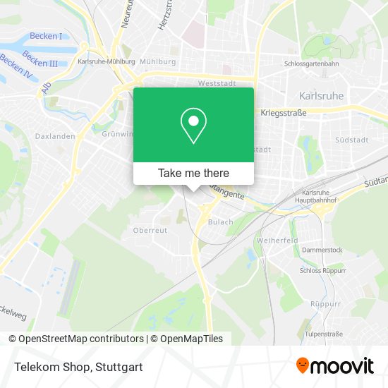 Telekom Shop map